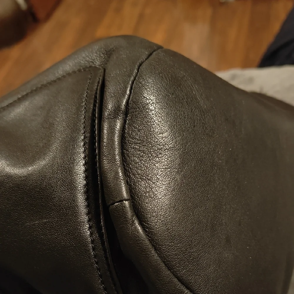 Tory Burch Dark Brown Leather Hobo Bag